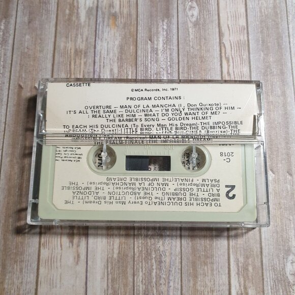 Original Cast Recording Man Of La Mancha Cassette Tape 1971 MCA Records Musical - Picture 2 of 4